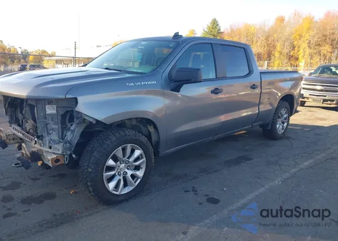 2022 Chevrolet Silverado 1500 Ltd 4Wd Short Bed Custom/4Wd Standard Bed Custom из США, поврежденный, VIN 1GCPYBEK0NZ209206